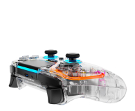 DELTACO Pad bezprzewodowy PS4 GAM-169-T Transparentny RGB - 1226123 - zdjęcie 5